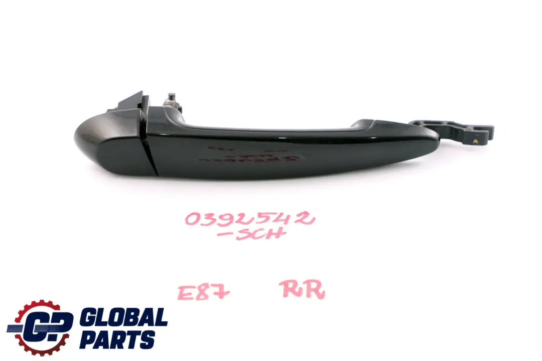BMW 1 Series E87 E87N LCI Grab Handle Rear Right O/S Schwarz 2 Black 668 - SKU P0392542-SCH - Part number 0392542