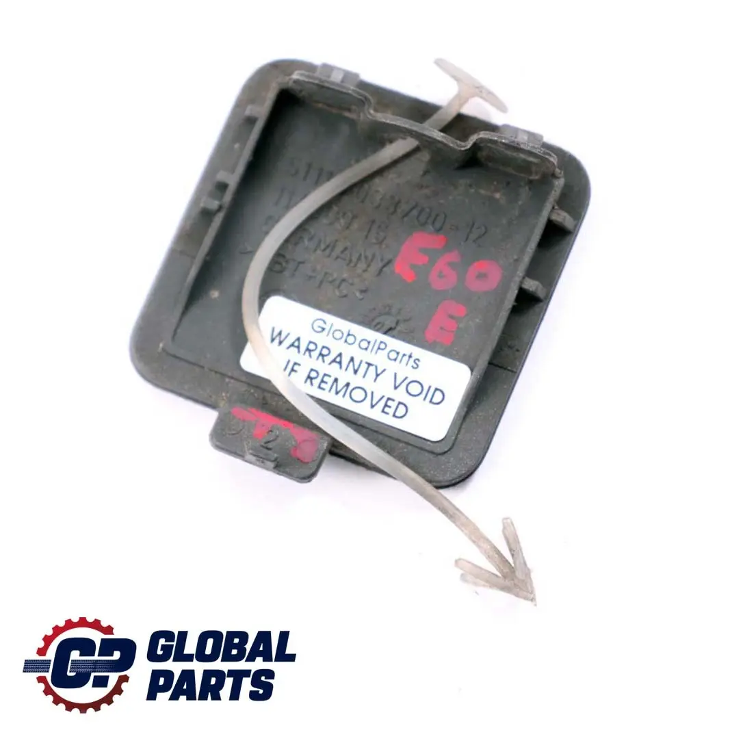 BMW 5 er E60 LCI Klappe Abschleppöse Titansilber Metallic - 354 Silber 7033700 - SKU P0395209-TS - Teilenummer 0395209