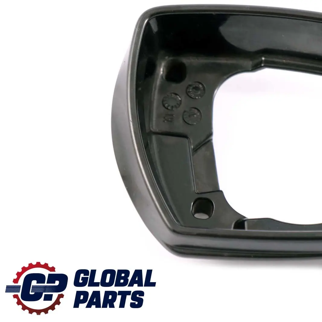 BMW 5 6 E60 E61N M5 E63 M6 Supporting Ring Wing Mirror Right O/S Black Sapphire - SKU P0395505-BS - Part number 0395505