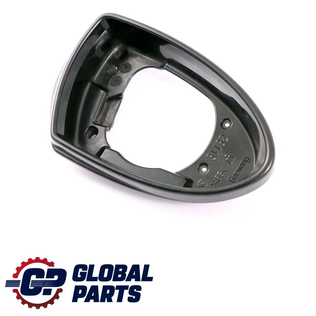 BMW 5 6 E60 E61N M5 E63 M6 Supporting Ring Wing Mirror Right O/S Black Sapphire - SKU P0395505-BS - Part number 0395505