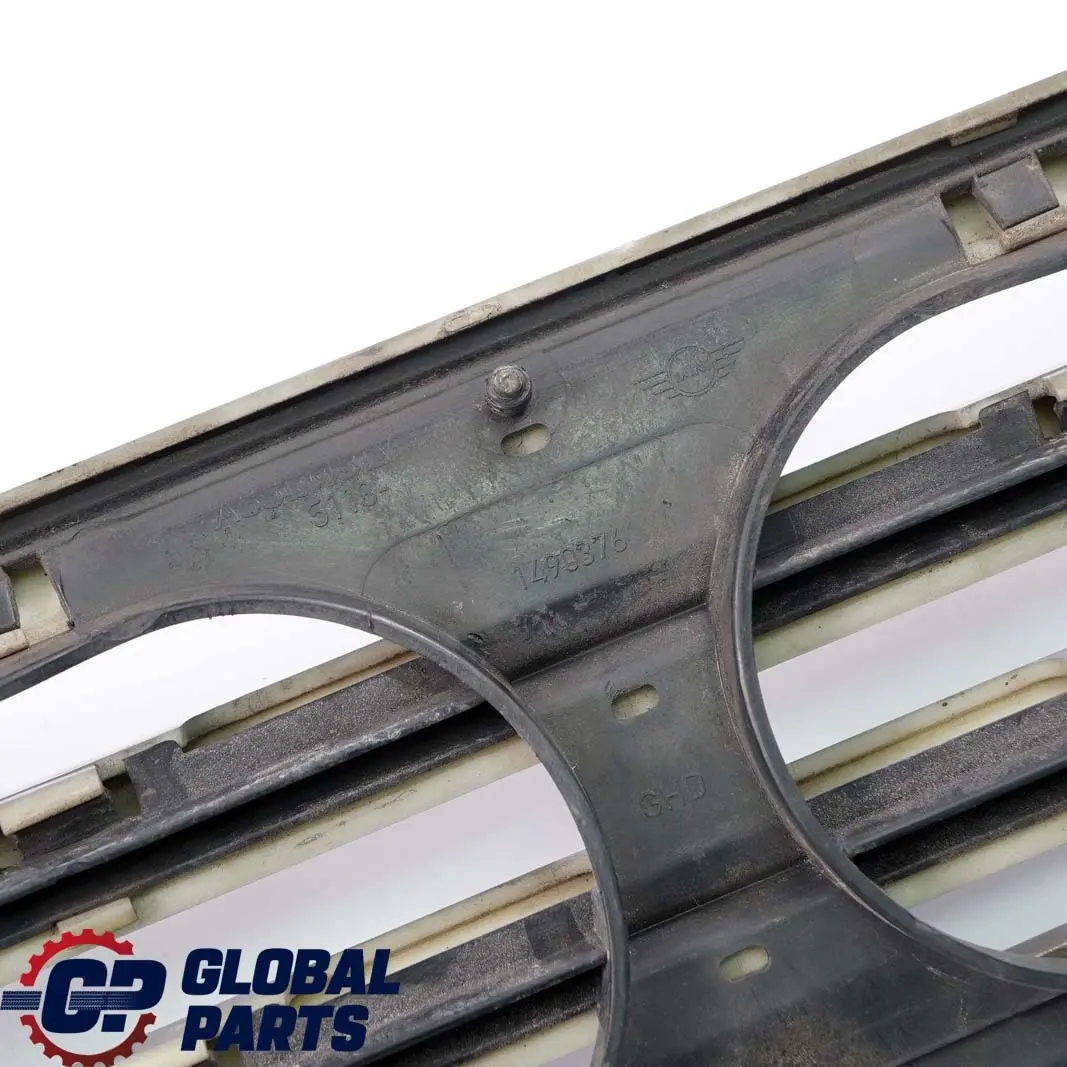 Mini Cooper S R53 Front Bumper Bottom Trim Grille Dark Silver Metallic 871 - SKU P0395839-DS1 - Part number 0395839
