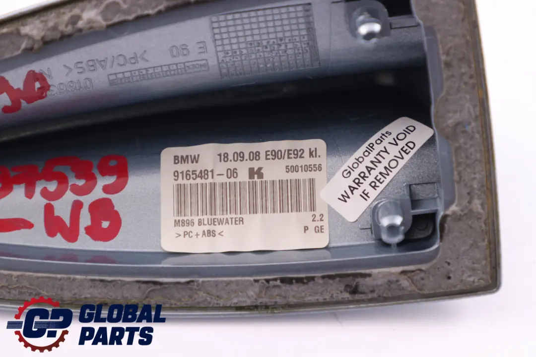 BMW E90 E92 Empty Housing For Roof Antenna Shark Bluewater Metallic - SKU P0397539-WB - Part number 0397539
