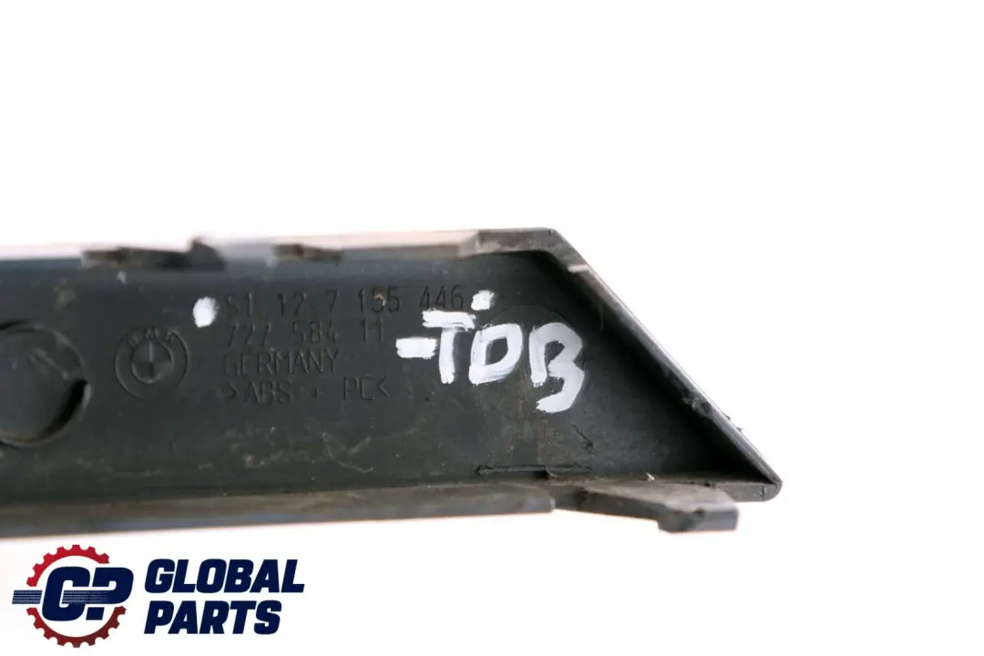 BMW 7 er E65 E66 Stoßstangenschutzleiste Hinten Rechts Toledoblau Metallic 482 - SKU P0399079-TDB - Teilenummer 0399079