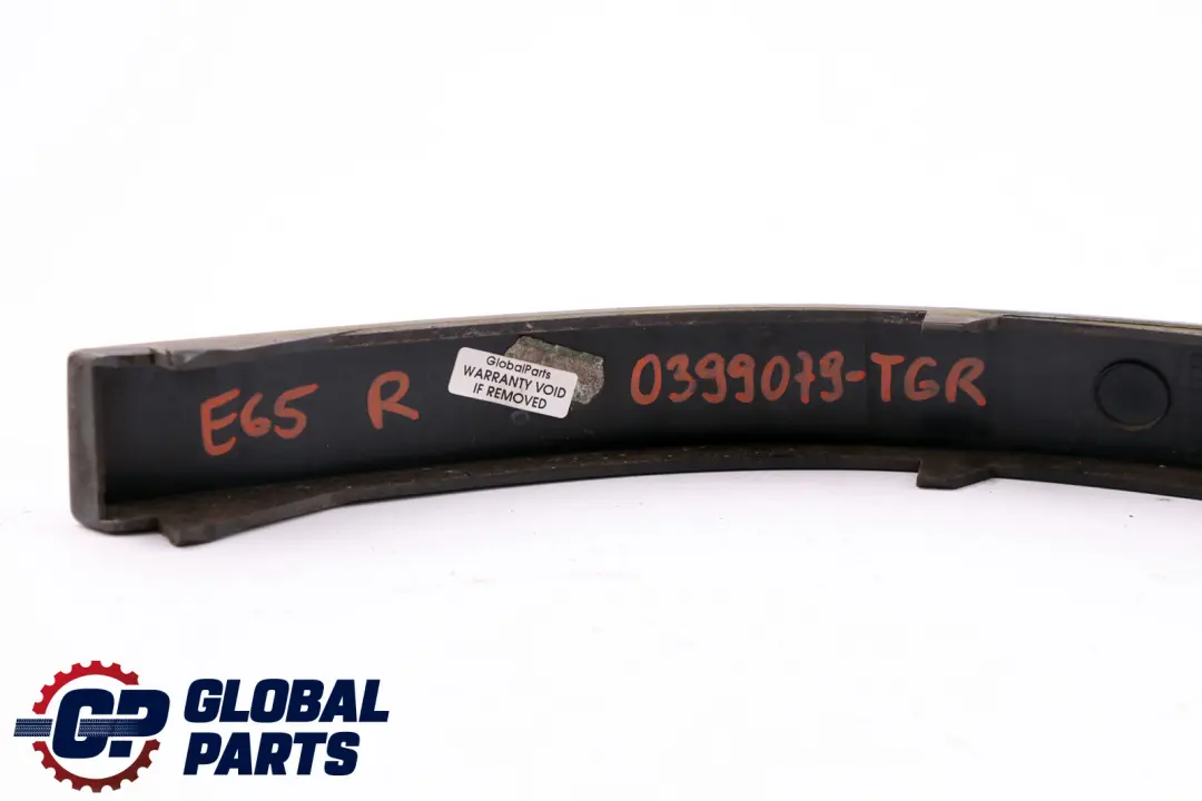 BMW 7 er E65 E66 Stoßstangenschutzleiste Hinten Rechts Titangrau II Metallic - SKU P0399079-TGR - Teilenummer 0399079