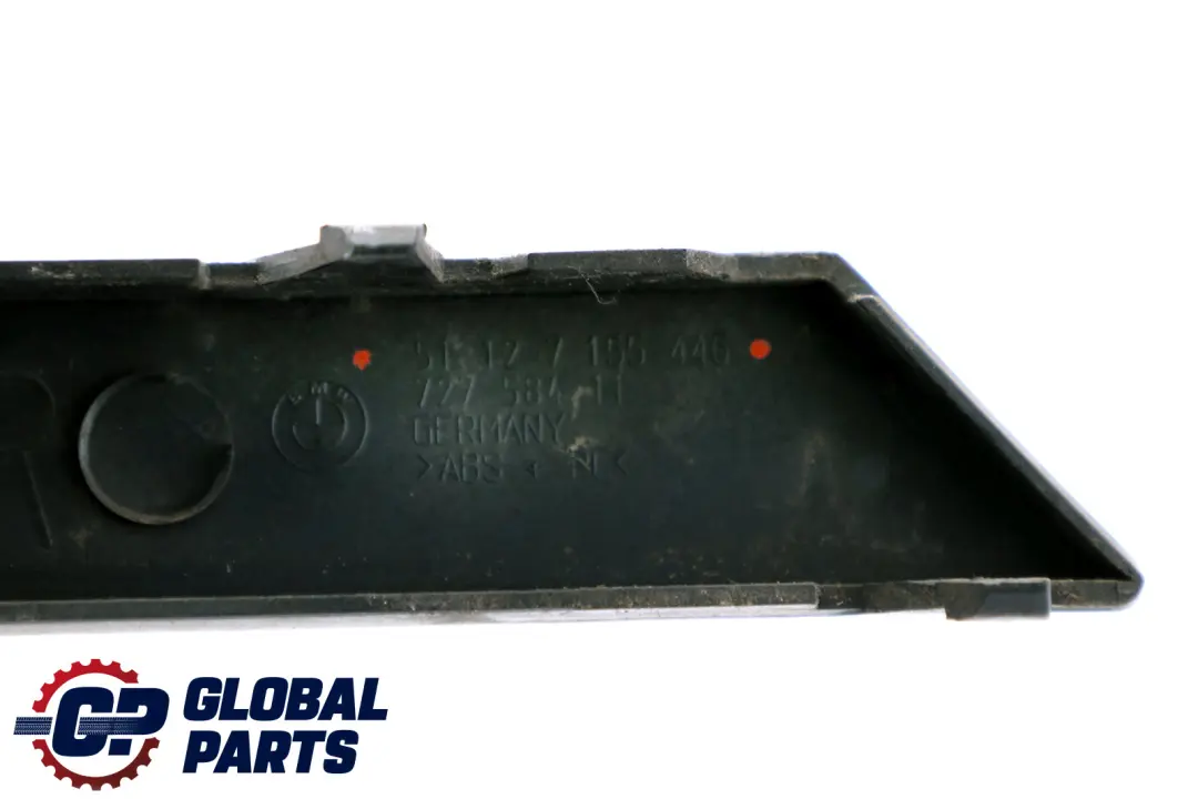 BMW 7 Series E65 E66 Bumper Guard Strip Rear Right O/S Titangrau II Metallic - SKU P0399079-TGR - Part number 0399079
