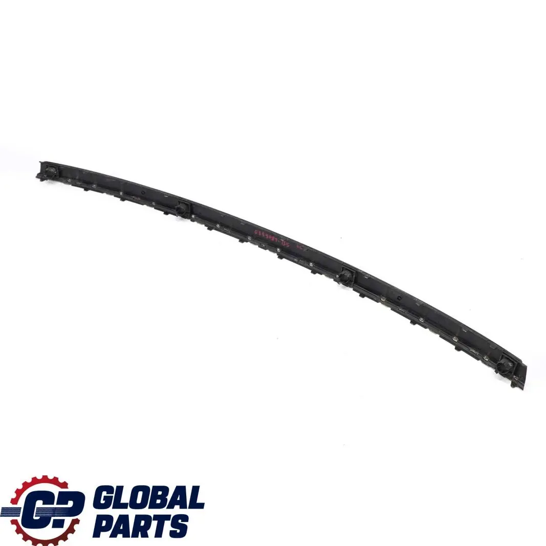 BMW 7 Series E65 E66 Bumper Strip Guard Rear Centre Black Sapphire Metallic 475 - SKU P0399081-BS - Part number 0399081