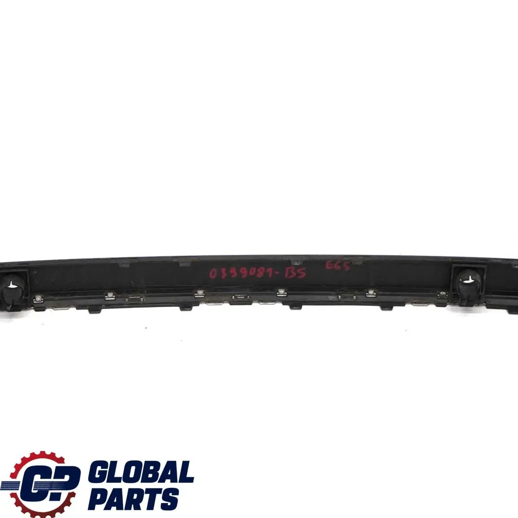 BMW E65 E66 Parachoques Guardabarros Trasero Central Negro Zafiro Metalico 475 - SKU P0399081-BS - Número de pieza 0399081