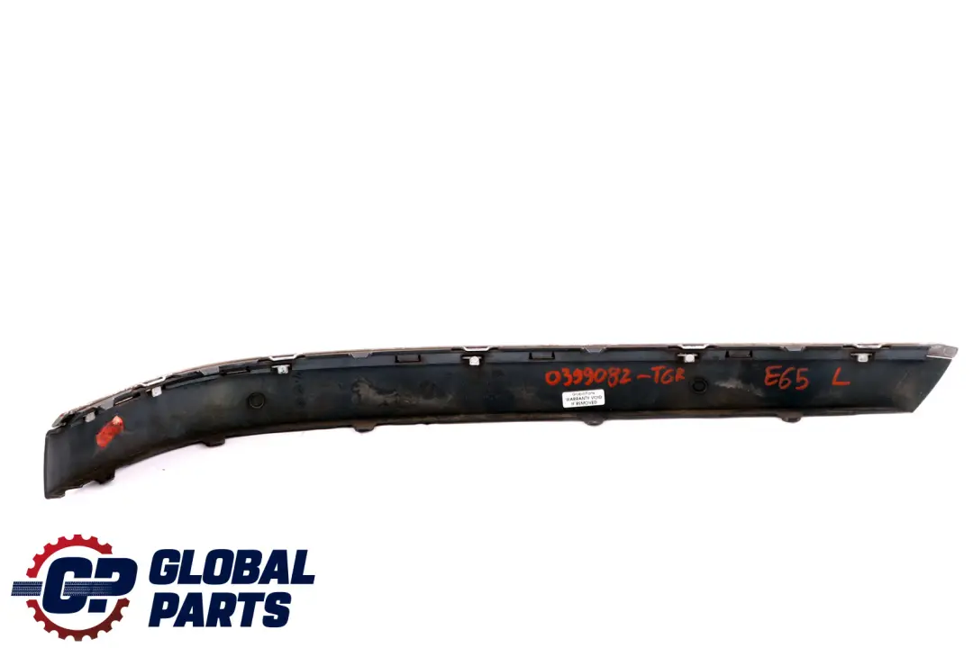 Bumper Strip Guard Rear Left N/S Titangrau II Metallic to BMW 7 Series E65 E66 with Part number 0399082 BMW 7 Series E65 E66 Bumper Strip Guard Rear Left N/S Titangrau II Metallic - SKU P0399082-TGR - Part number 0399082