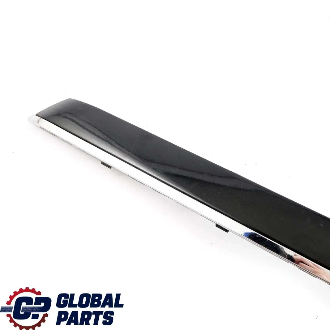 BMW 7 er E65 E66 Stoßstangenschutzleiste Rechts Hinten Black Sapphire Chrom - SKU P0399083-BS - Teilenummer 0399083