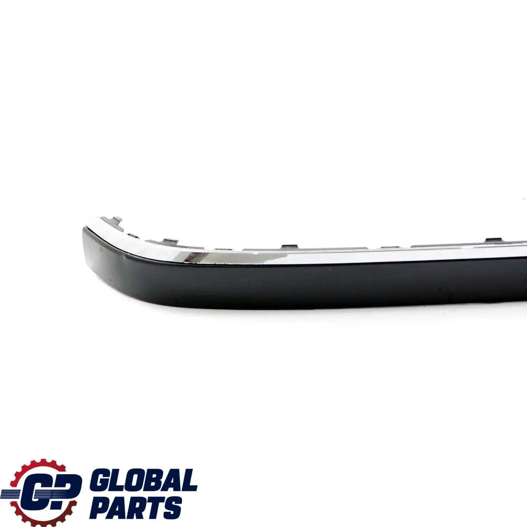 BMW 7 er E65 E66 Stoßstangenschutzleiste Rechts Hinten Black Sapphire Chrom - SKU P0399083-BS - Teilenummer 0399083