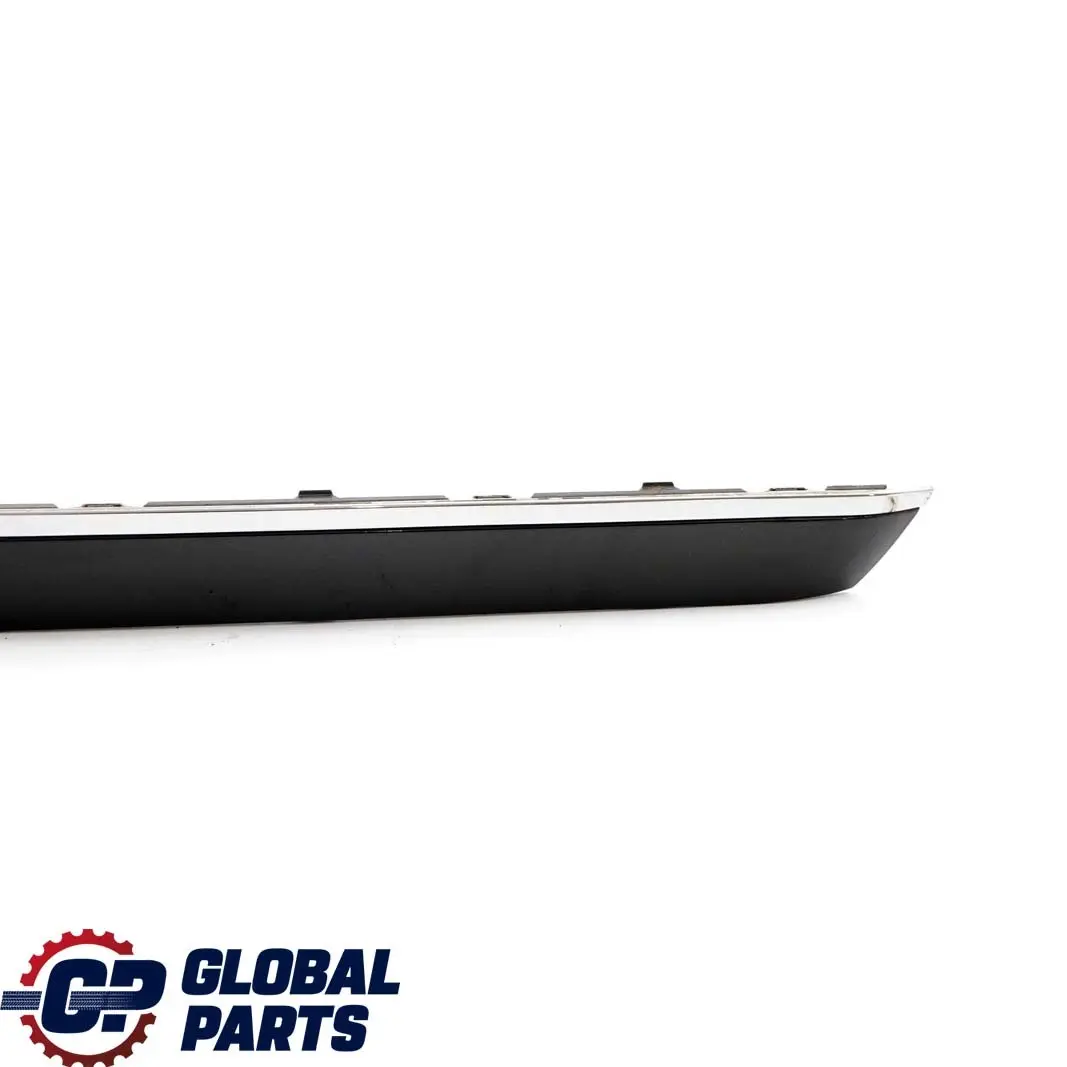 BMW 7 Series E65 E66 Bumper Strip Guard Rear Right O/S Black Sapphire Chrome - SKU P0399083-BS - Part number 0399083