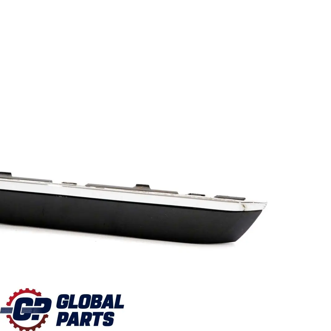 BMW 7 Series E65 E66 Bumper Strip Guard Rear Right O/S Black Sapphire Chrome - SKU P0399083-BS - Part number 0399083