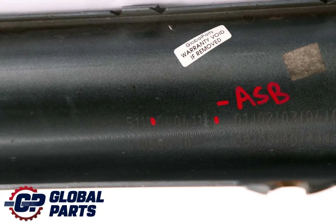 BMW Mini R56 R57 Lower Bumper JCW Rear Spoiler Cover Astro Black Metallic A25 - SKU P0404116-ASB - Part number 0404116