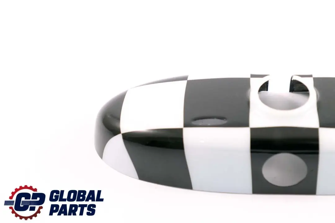 BMW Mini Cooper R50 R56 R57 R60 Rear View Interior Mirror Cover Checkered - SKU P0412784 - Part number 0412784