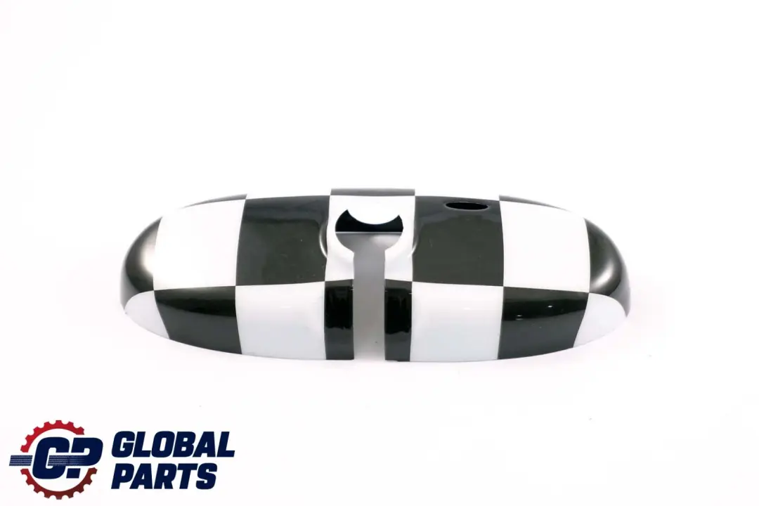 BMW Mini Cooper R50 R56 R57 R60 Rear View Interior Mirror Cover Checkered - SKU P0412784 - Part number 0412784