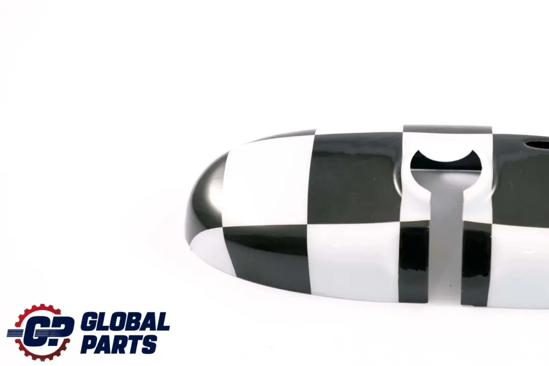 BMW Mini Cooper R50 R56 R57 R60 Rear View Interior Mirror Cover Checkered - SKU P0412784 - Part number 0412784