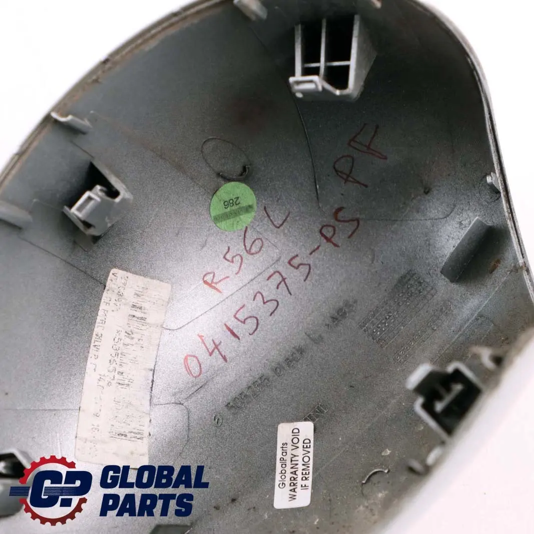 BMW Mini R55 R56 Cover Power Fold Cap Casing Left N/S Mirror Wing Pure Silver - SKU P0415375-PS - Part number 0415375