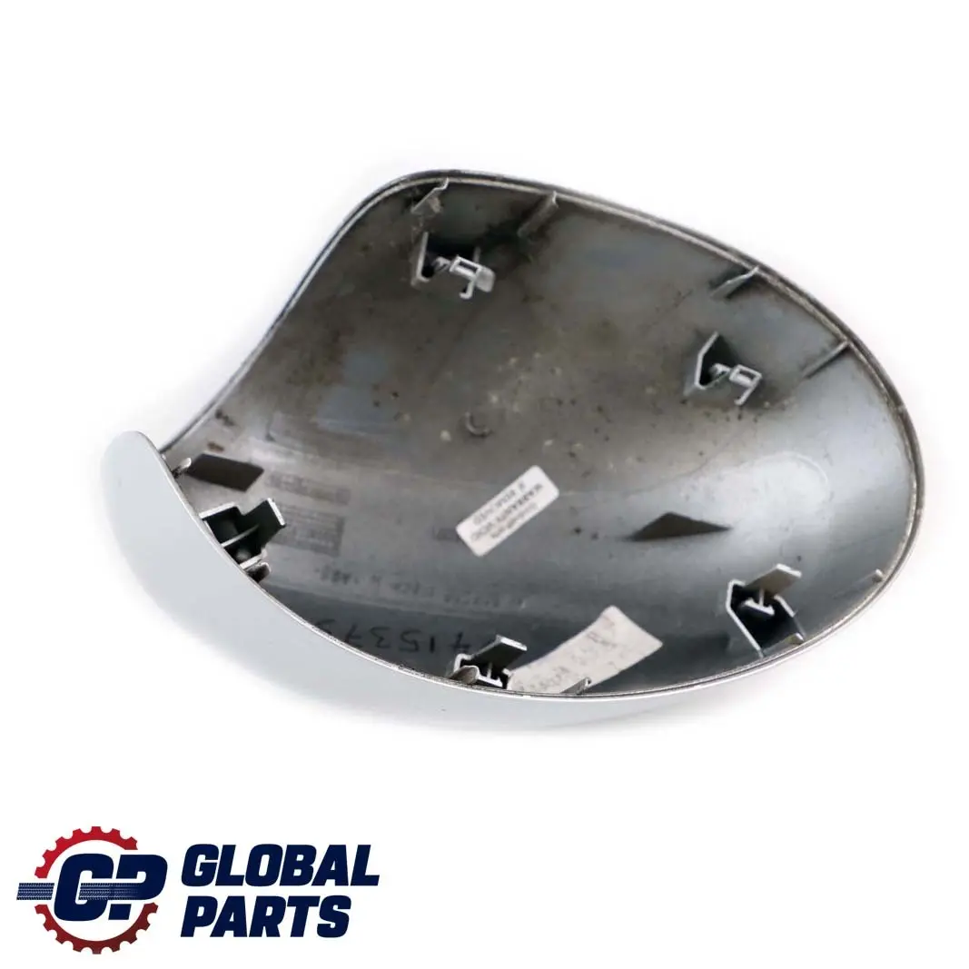 Abdeckung Spiegel Links Pure Silver Silber Anklappfunktion für BMW Mini R55 R56 mit Teilenummer 0415375 BMW Mini R55 R56 Abdeckung Spiegel Links Pure Silver Silber Anklappfunktion - SKU P0415375-PS - Teilenummer 0415375
