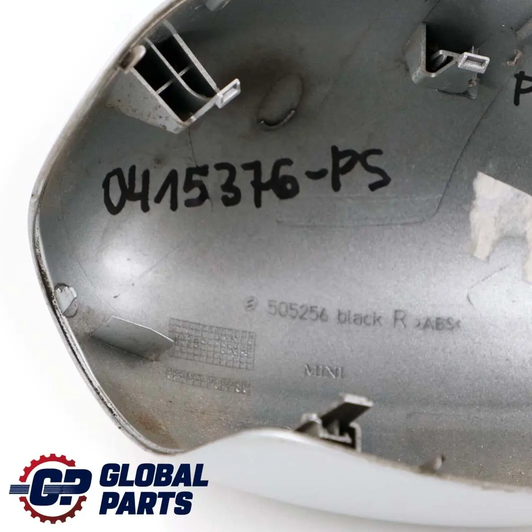 Fold Casing Right O/S Mirror Wing Pure Silver 900 to BMW Mini R55 R56 Cover Power with Part number 0415376 BMW Mini R55 R56 Cover Power Fold Casing Right O/S Mirror Wing Pure Silver 900 - SKU P0415376-PS - Part number 0415376
