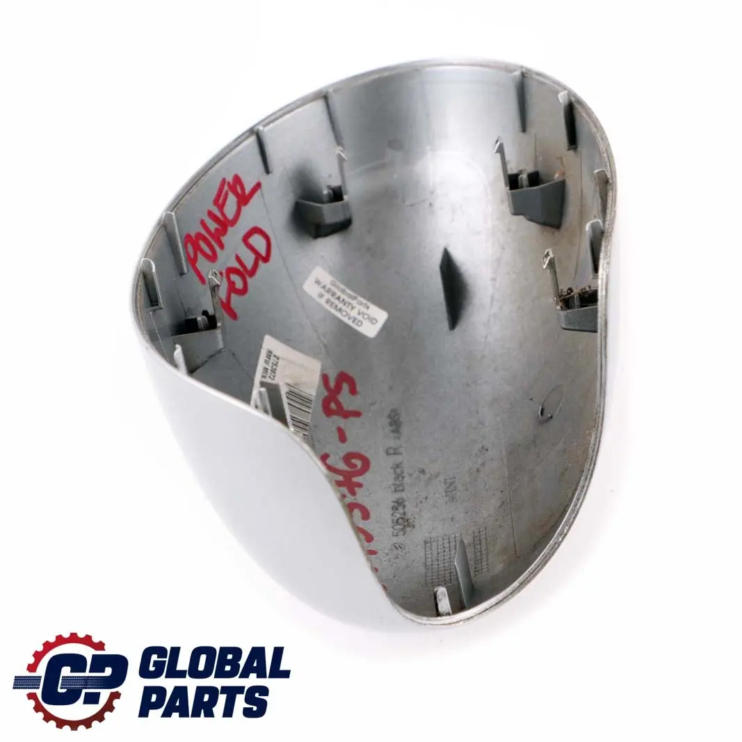 Abdeckung Spiegel Rechts Anklappfunktion Pure Silver Silber für BMW Mini R55 R56 1 mit Teilenummer 0415376 BMW Mini R55 R56 1 Abdeckung Spiegel Rechts Anklappfunktion Pure Silver Silber - SKU P0415376-PS1 - Teilenummer 0415376
