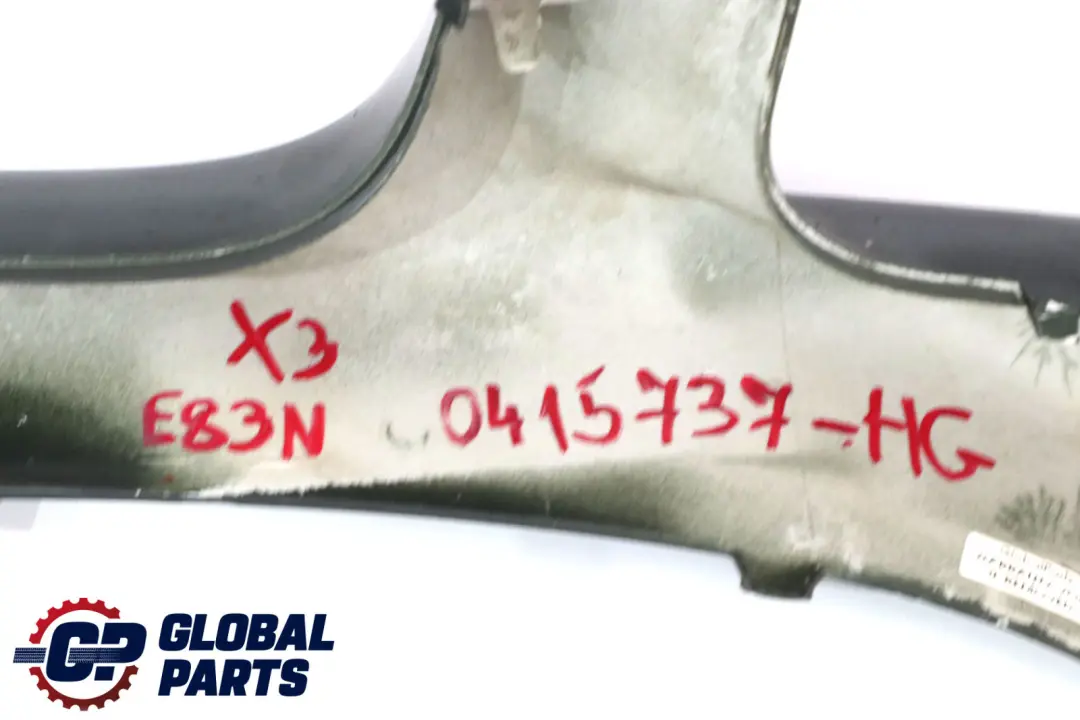 Front Bumper Bottom Trim Panel Highland Green Metallic to BMW X3 Series E83 LCI with Part number 0415737 BMW X3 Series E83 LCI Front Bumper Bottom Trim Panel Highland Green Metallic - SKU P0415737-HG - Part number 0415737