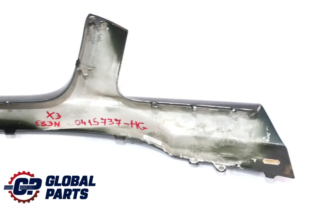 Front Bumper Bottom Trim Panel Highland Green Metallic to BMW X3 Series E83 LCI with Part number 0415737 BMW X3 Series E83 LCI Front Bumper Bottom Trim Panel Highland Green Metallic - SKU P0415737-HG - Part number 0415737