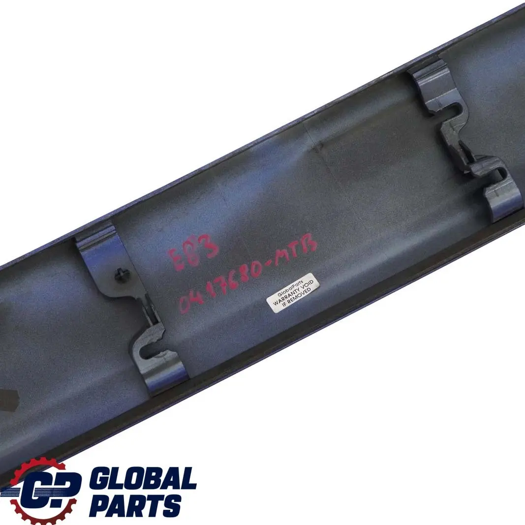BMW X3 E83 LCI Tapa Tailgate Finisher Cover Montegoblau Montego Blue A51 - SKU P0417680-MTB - Número de pieza 3415976