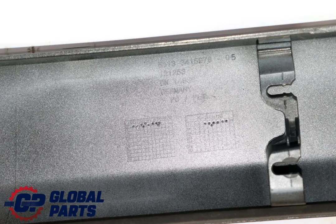 Trunk Boot Lid Tailgate Finisher Cover Schwarz Black 668 to BMW X3 Series E83 LCI with Part number 3415976 BMW X3 Series E83 LCI Trunk Boot Lid Tailgate Finisher Cover Schwarz Black 668 - SKU P0417680-SCH - Part number 3415976