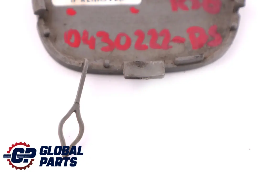 Flap Towing Eye Front Bumper Dark Silver 7147842 to BMW Mini R55 R56 R57 Cover with Part number P0430222 BMW Mini R55 R56 R57 Cover Flap Towing Eye Front Bumper Dark Silver 7147842 - SKU P0430222-DS - Part number P0430222