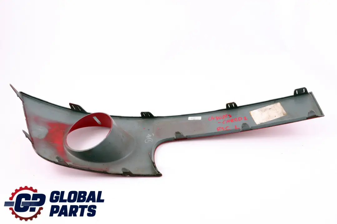 Mini Cooper One R55 R56 Blende Vorne Links Chili Red 851 Rot 2751561 - SKU P0430223-CHRED1 - Teilenummer 0430223