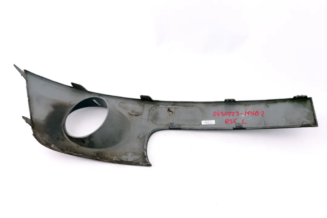 Blende Vorne Links Midnight Black Schwarz 2753657 für BMW Mini Cooper 2 R55 R56 mit Teilenummer 0430223 BMW Mini Cooper 2 R55 R56 Blende Vorne Links Midnight Black Schwarz 2753657 - SKU P0430223-MNB2 - Teilenummer 0430223