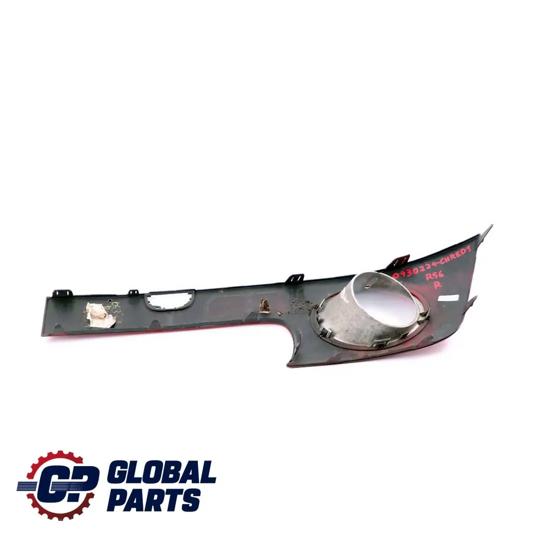 Mini Cooper 1 R55 R56 Front Bumper Trim Panel Right O/S Chili Red 2751562 - SKU P0430224-CHRED1 - Part number 0430224