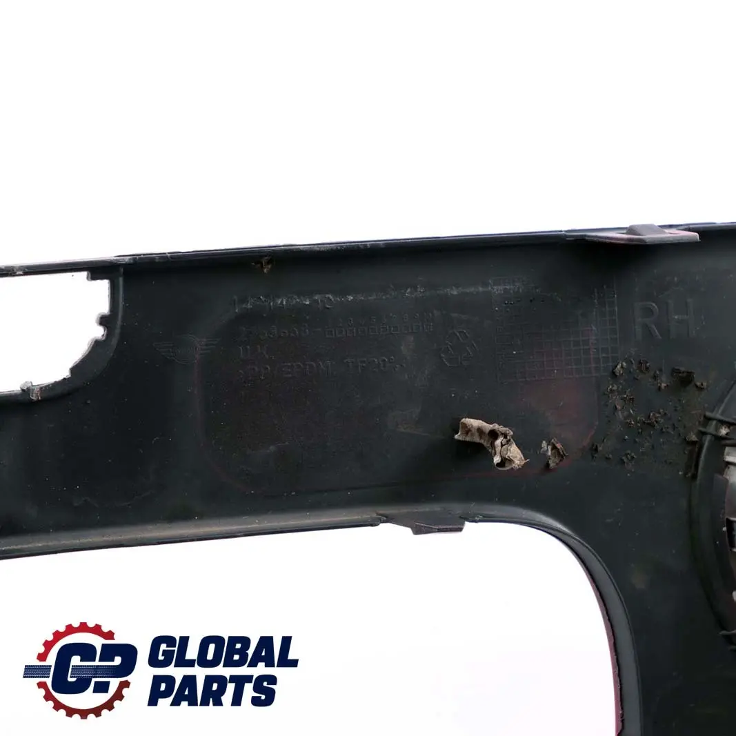 Front Bumper Trim Panel Right O/S Chili Red 2751562 to Mini Cooper 1 R55 R56 with Part number 0430224 Mini Cooper 1 R55 R56 Front Bumper Trim Panel Right O/S Chili Red 2751562 - SKU P0430224-CHRED1 - Part number 0430224