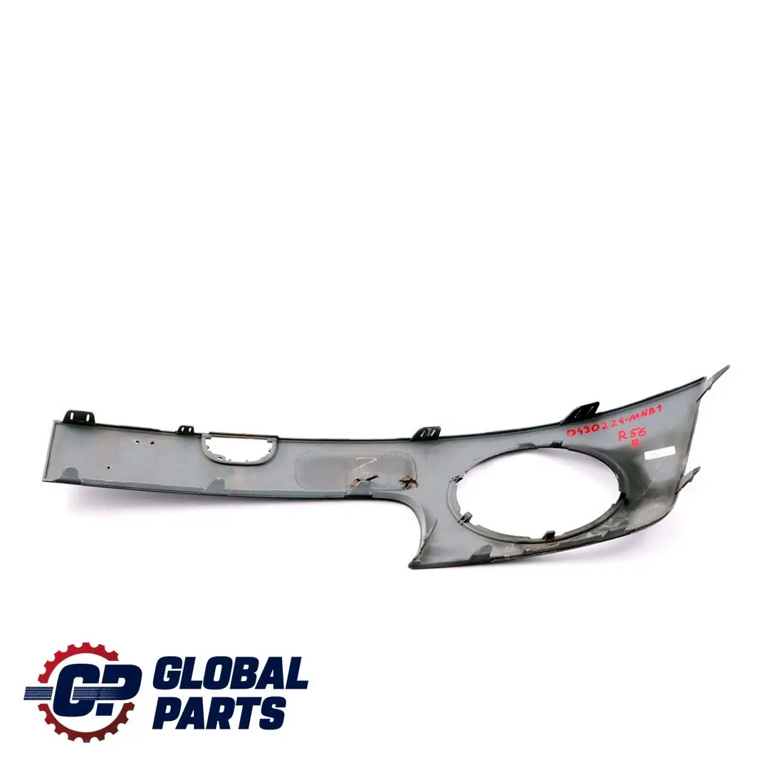 Front Bumper Trim Panel Right O/S Midnight Black A94 to Mini R55 R56 with Part number 2751562 Mini R55 R56 Front Bumper Trim Panel Right O/S Midnight Black A94 - SKU P0430224-MNB1 - Part number 2751562