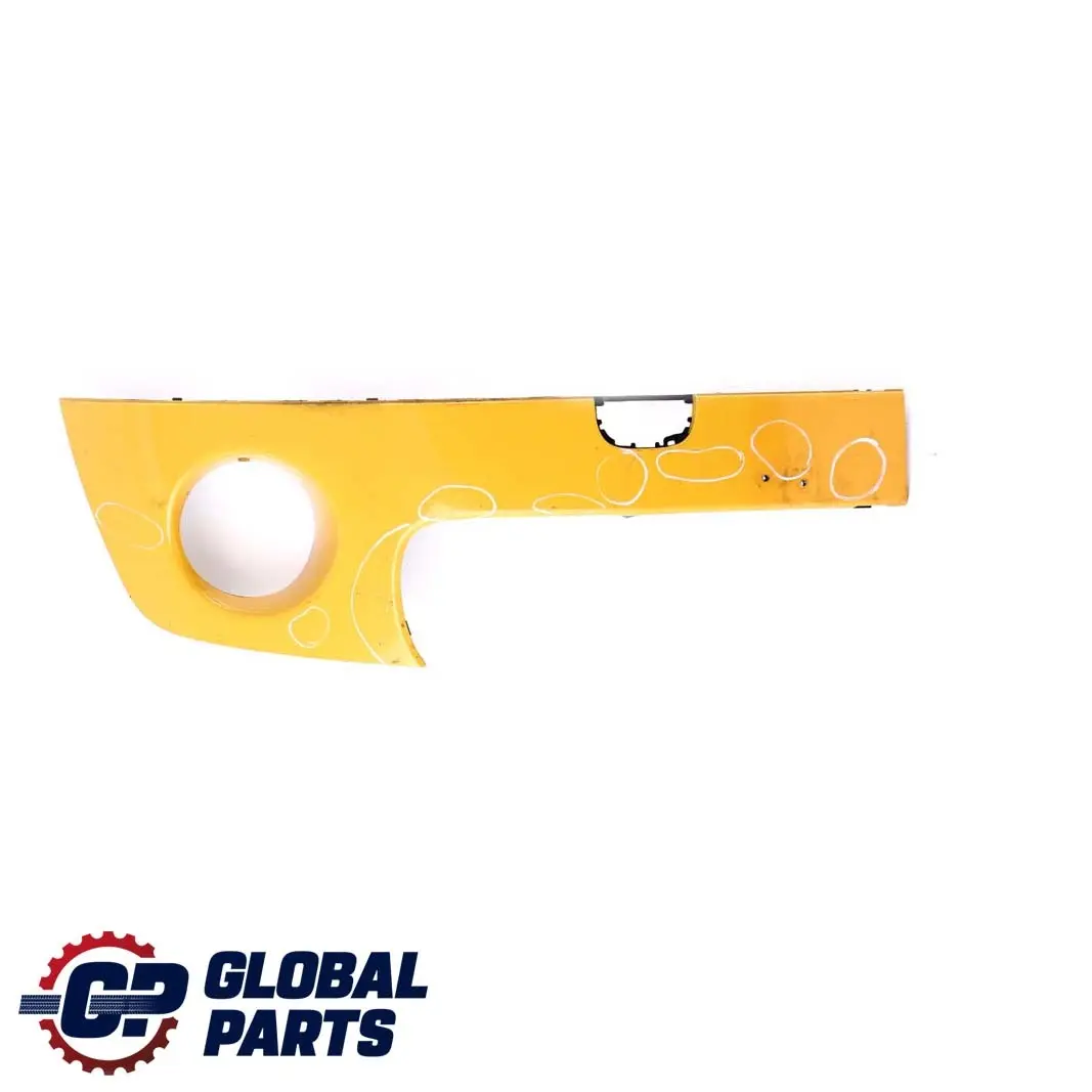 Mini R55 R56 Front Bumper Trim Panel Right O/S Mellow Yellow A58 - SKU P0430224-MY - Part number 2751562