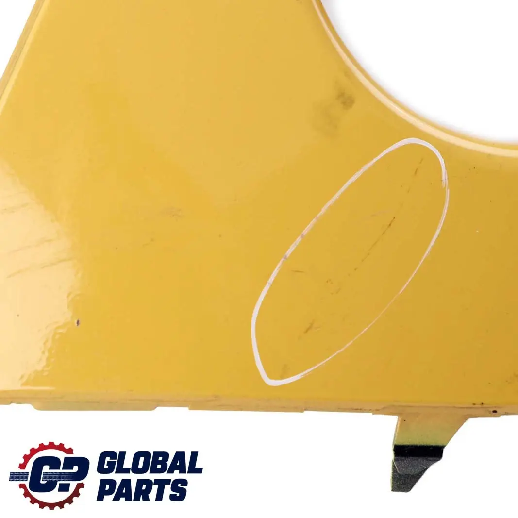 Front Bumper Trim Panel Right O/S Mellow Yellow A58 to Mini R55 R56 with Part number 2751562 Mini R55 R56 Front Bumper Trim Panel Right O/S Mellow Yellow A58 - SKU P0430224-MY - Part number 2751562