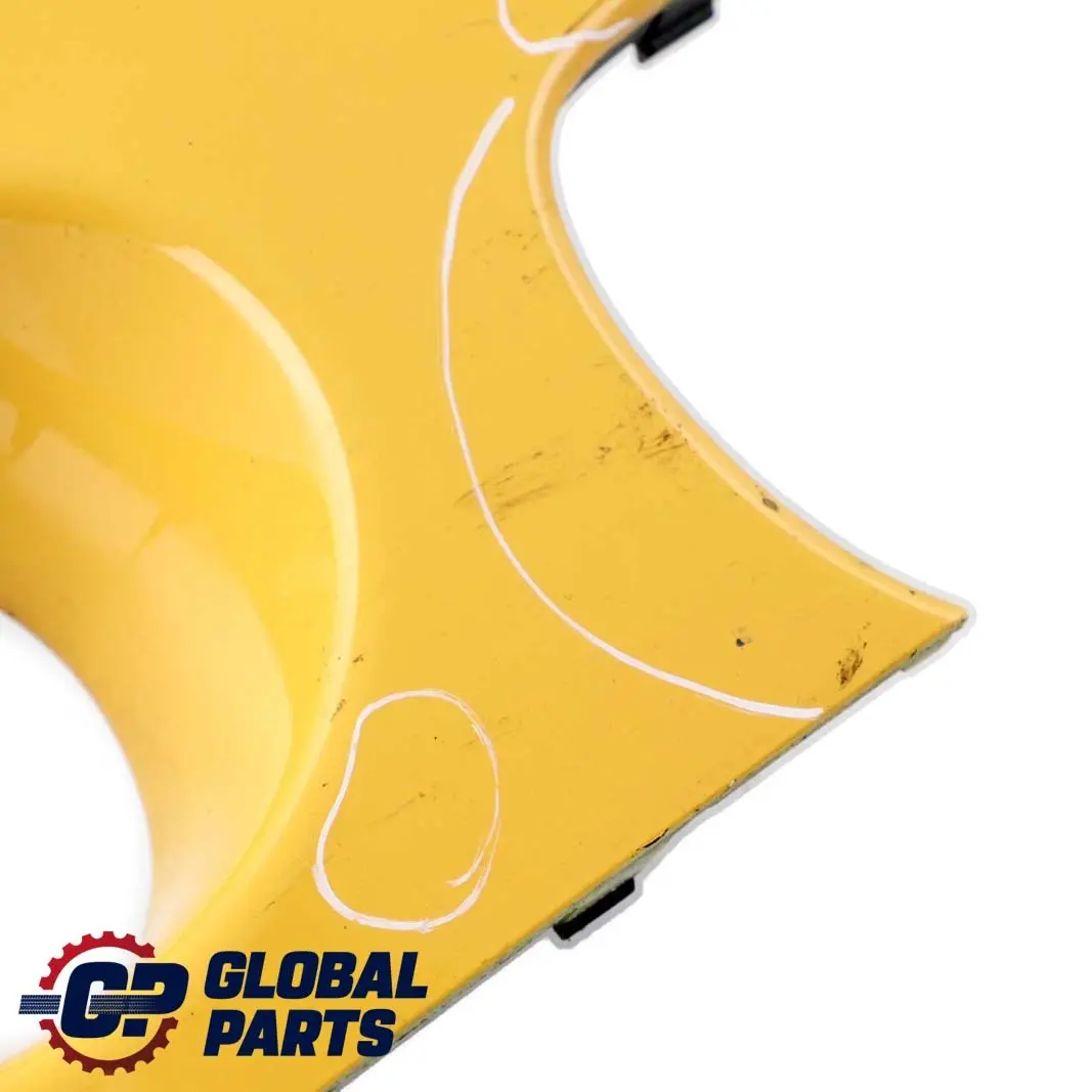 Front Bumper Trim Panel Right O/S Mellow Yellow A58 to Mini R55 R56 with Part number 2751562 Mini R55 R56 Front Bumper Trim Panel Right O/S Mellow Yellow A58 - SKU P0430224-MY - Part number 2751562