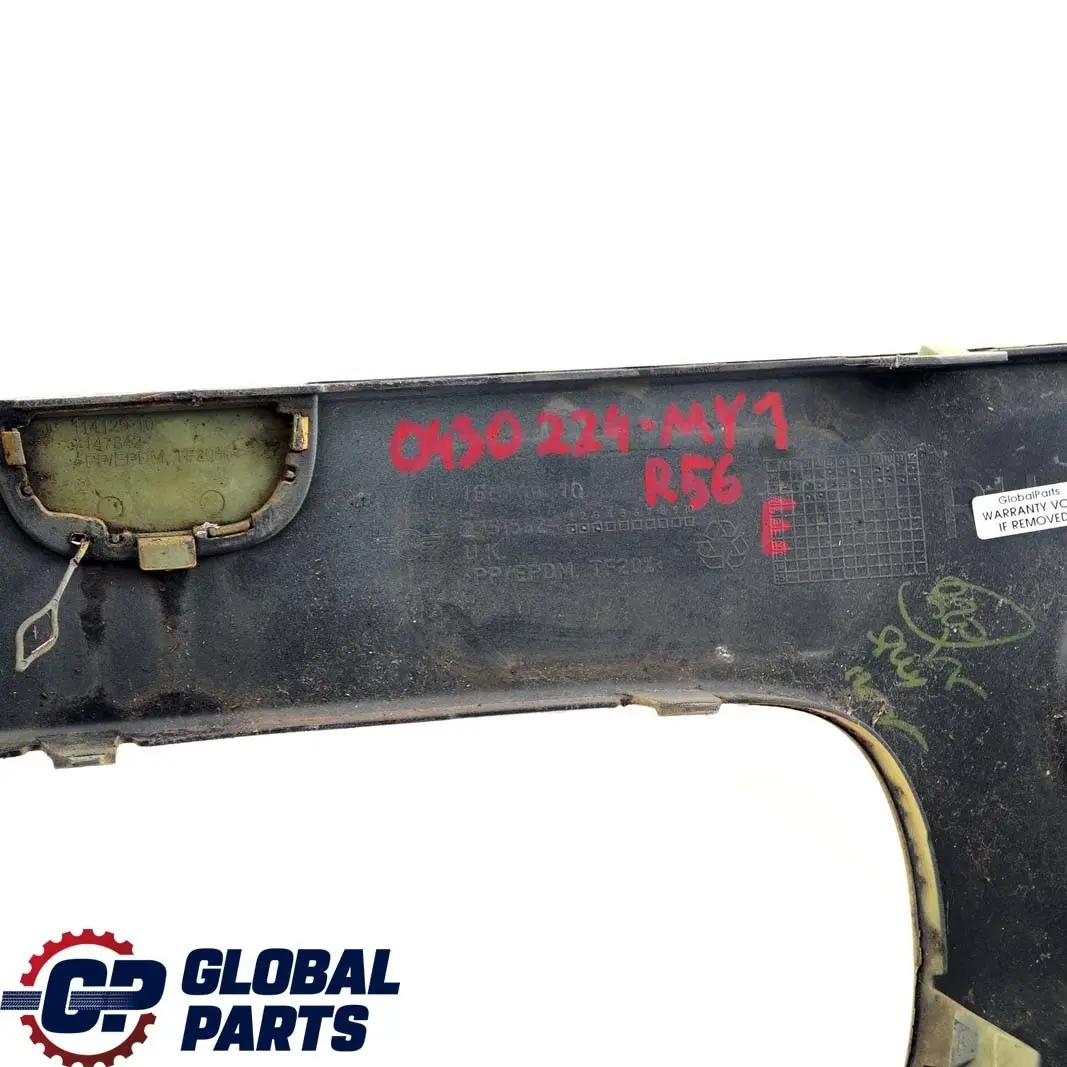 Front Bumper Trim Panel Right O/S Mellow Yellow A58 to Mini R55 R56 1 with Part number 2751562 Mini R55 R56 1 Front Bumper Trim Panel Right O/S Mellow Yellow A58 - SKU P0430224-MY1 - Part number 2751562