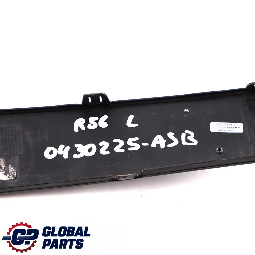 Front Bumper Trim Panel Left N/S Astro Black A25 2753657 to Mini Cooper R55 R56 with Part number 0430225 Mini Cooper R55 R56 Front Bumper Trim Panel Left N/S Astro Black A25 2753657 - SKU P0430225-ASB - Part number 0430225