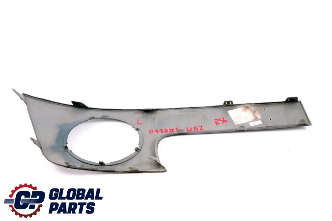 Embellecedor Parachoques Delantero Izquierdo Horizon Azul para Mini R55 R56 R57 con número de pieza 0430225 Mini R55 R56 R57 Embellecedor Parachoques Delantero Izquierdo Horizon Azul - SKU P0430225-HB2 - Número de pieza 0430225