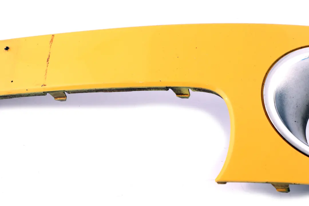 Front Bumper Trim Panel Left N/S Mellow Yellow 2753657 to BMW Mini Cooper R55 R56 with Part number 0430225 BMW Mini Cooper R55 R56 Front Bumper Trim Panel Left N/S Mellow Yellow 2753657 - SKU P0430225-MY - Part number 0430225