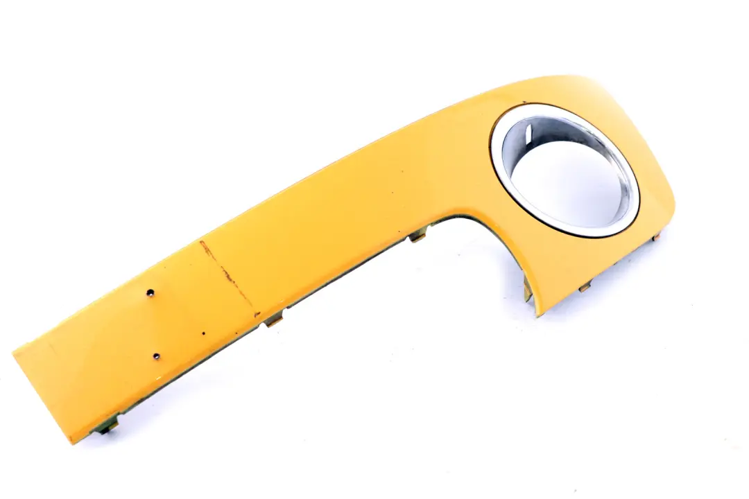 Front Bumper Trim Panel Left N/S Mellow Yellow 2753657 to BMW Mini Cooper R55 R56 with Part number 0430225 BMW Mini Cooper R55 R56 Front Bumper Trim Panel Left N/S Mellow Yellow 2753657 - SKU P0430225-MY - Part number 0430225