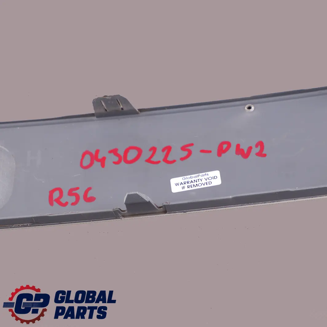 Frontstoßstange Links Zierblende Pepper White für Mini Cooper One R55 R56 R57 mit Teilenummer 0430225 Mini Cooper One R55 R56 R57 Frontstoßstange Links Zierblende Pepper White - SKU P0430225-PW2 - Teilenummer 0430225