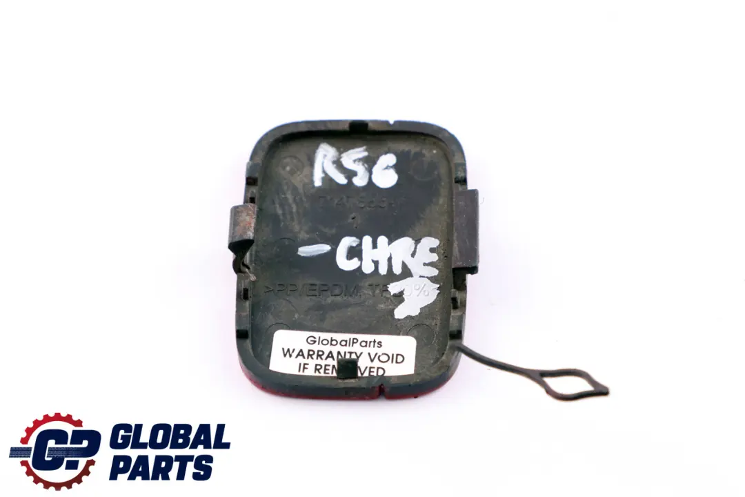 Mini Cooper R55 R56 R57 Cover Flap Towing Eye Bumper Chili Red 7147855 - SKU P0430243-CHRED - Part number 0430243