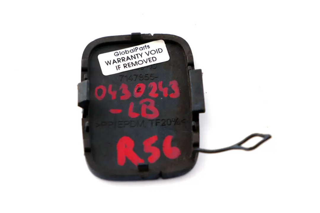 Mini Cooper R55 R56 R57 Cover Flap Towing Eye Bumper Lightning Blue 7147855 - SKU P0430243-LB - Part number 0430243