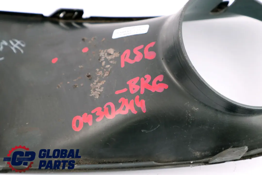 Mini Cooper S R55 R56 Front Bumper RIght O/S Trim Panel British Racing Gree - SKU P0430244-BRG - Part number 0430244