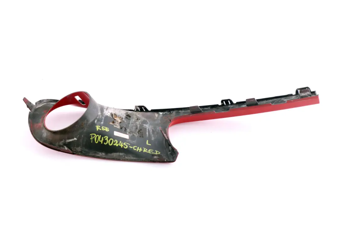 Apertura SX Paraurti Anteriore Peperoncino Rosso - 851 per Mini Cooper S R55 R56 con numero di parte 2751563 Mini Cooper S R55 R56 Apertura SX Paraurti Anteriore Peperoncino Rosso - 851 - SKU P0430245-CHRED - Numero di parte 2751563