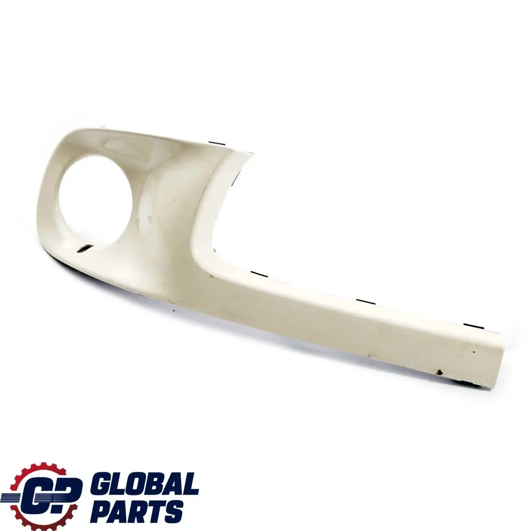 Blende Links FrontstoĂźstange Pepper White Weiss 850 für Mini Cooper S R55 R56 mit Teilenummer 0430245 Mini Cooper S R55 R56 Blende Links FrontstoĂźstange Pepper White Weiss 850 - SKU P0430245-PW - Teilenummer 0430245