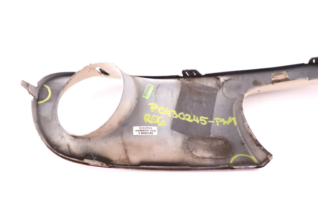 *BMW Mini Cooper S R55 R56 Blende Links Frontstoßstange Pepper White 850 für mit Teilenummer 0430245 *BMW Mini Cooper S R55 R56 Blende Links Frontstoßstange Pepper White 850 - SKU P0430245-PW1 - Teilenummer 0430245