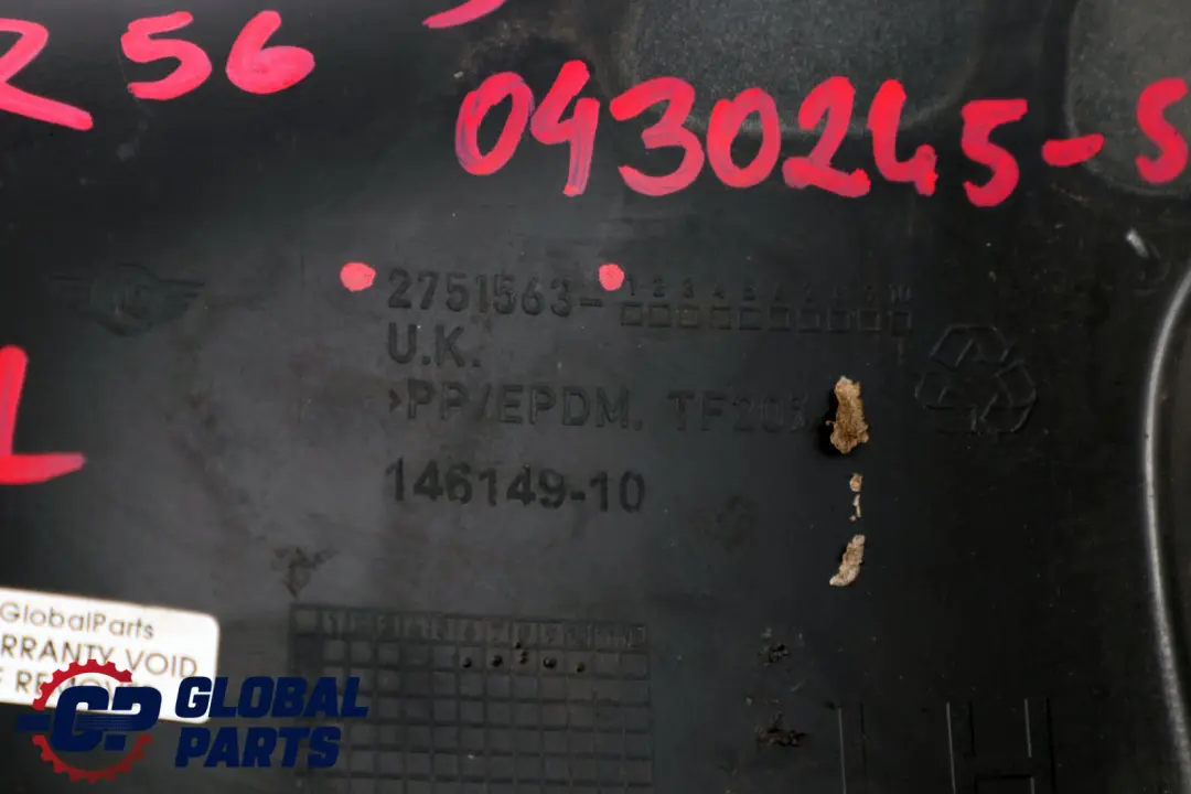 Blende Links FrontstoĂźstange Sparkling Silver Silber für Mini Cooper S R55 R56 mit Teilenummer 0430245 Mini Cooper S R55 R56 Blende Links FrontstoĂźstange Sparkling Silver Silber - SKU P0430245-SS1 - Teilenummer 0430245